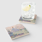 Das goldene Horn, Minarett | Paul Signac | Steinuntersetzer (Seitenansicht)