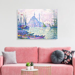 Das Goldene Horn, Minarette   Paul Signac   Leinwanddruck