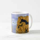Das goldene Island Kaffeetasse (VorderseiteRechts)
