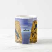 Das goldene Island Kaffeetasse (Mittel)
