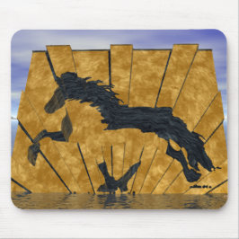 Das goldene Island Mousepad