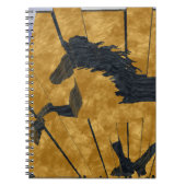 Das goldene Island Notizblock (Vorderseite)