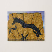 Das goldene Island Puzzle (Horizontal)