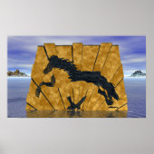 Das goldene isländische ~poster poster (Vorne)