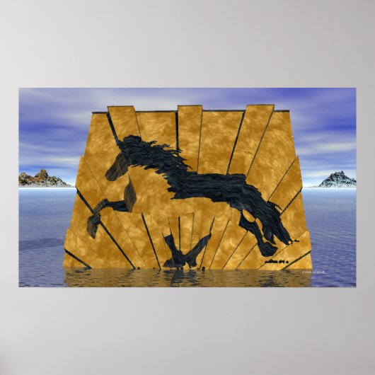 Das goldene isländische ~poster poster (Vorne)