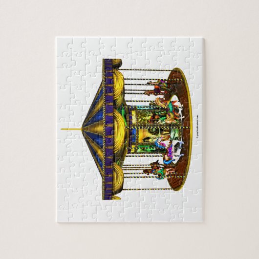 Das goldene Karussell Puzzle (Vertikal)