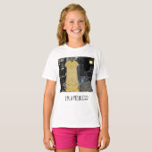 Das goldene Kleid "Ich bin eine Prinzessin" Ruffle T-Shirt (Vorne ganz)