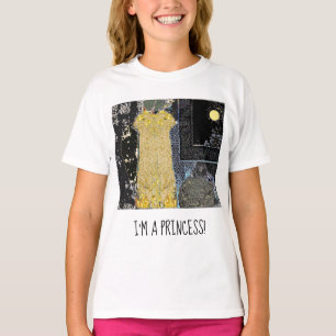 Das goldene Kleid "Ich bin eine Prinzessin" Ruffle T-Shirt