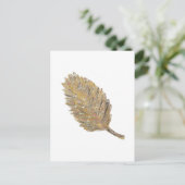 Das goldene Leaf -1 Postkarte (Stehend Vorderseite)
