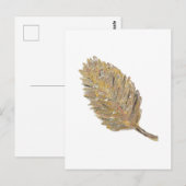 Das goldene Leaf -1 Postkarte (Vorne/Hinten)