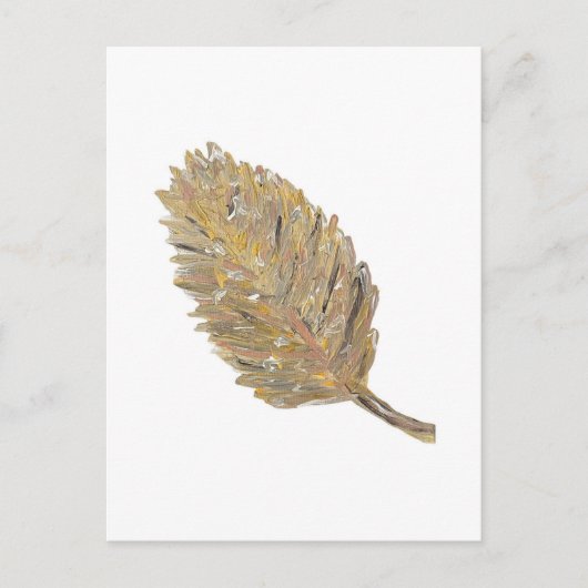 Das goldene Leaf -1 Postkarte (Vorderseite)