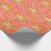 Das goldene Leaf.... Geschenkpapier (Ecke)