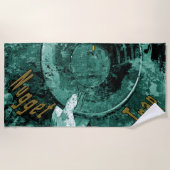 Das goldene Nugget Trap Beach Handtuch (Vorderseite)