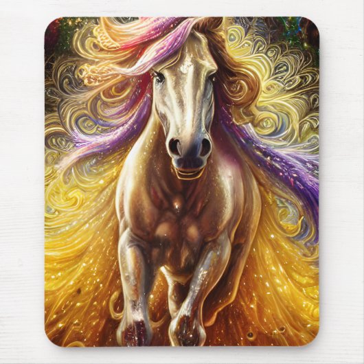 Das goldene Pferd Mousepad (Vorne)