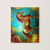 Das goldene Pferd Puzzle (Vertikal)