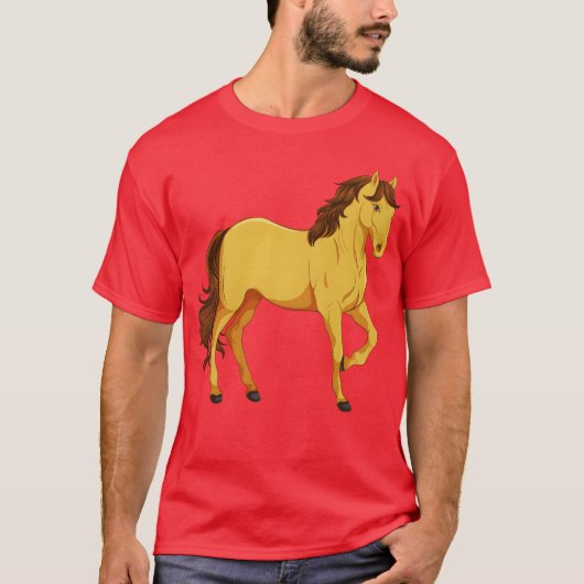 Das Goldene Pferd T-Shirt (Vorderseite)