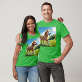 Das goldene Retrieverpferd T-Shirt (Unisex)