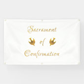 Das goldene Sakrament der Bestätigung und der Heil Banner (Horizontal)