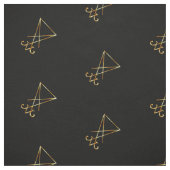 Das goldene sigil von Lucifer Stoff (Muster)
