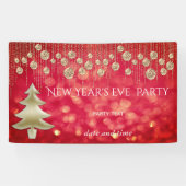 Das goldene Silvesterabend-Party beeindruckt durch Banner (Horizontal)