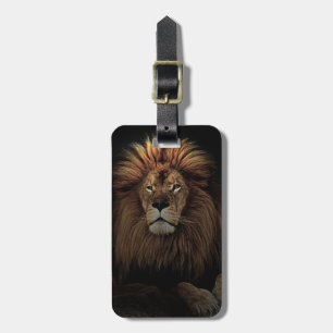 Das goldene, stolze Lion Africa Gepäckanhänger