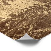 Das goldene Tor in Jerusalem Poster (Ecke)