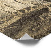 Das goldene Tor in Jerusalem Poster (Ecke)