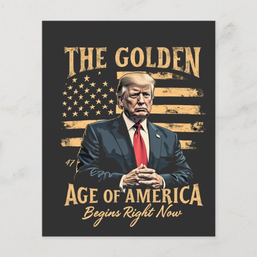 Das goldene Zeitalter Amerikas beginnt jetzt Flyer (Vorne)