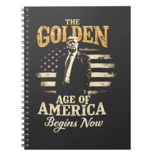 Das goldene Zeitalter Amerikas beginnt jetzt mit T Notizblock