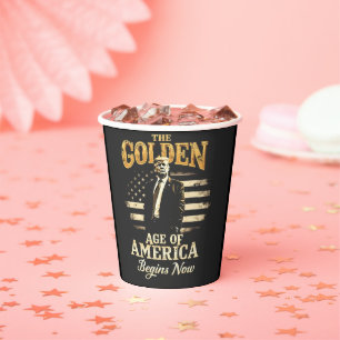 Das goldene Zeitalter Amerikas beginnt jetzt mit T Pappbecher