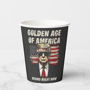 Das goldene Zeitalter Amerikas beginnt jetzt mit T Pappbecher