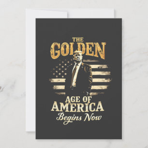 Das goldene Zeitalter Amerikas beginnt jetzt Trump Einladung