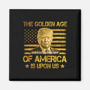 Das goldene Zeitalter Amerikas ist bei uns Lustig Magnet