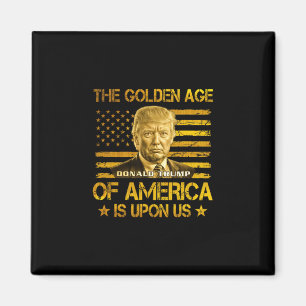 Das goldene Zeitalter Amerikas ist bei uns Lustig  Magnet