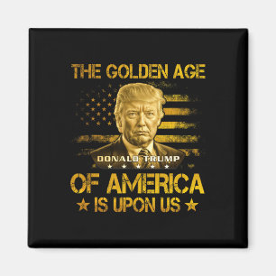 Das goldene Zeitalter Amerikas ist bei uns Lustig  Magnet