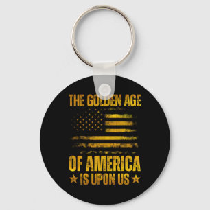 Das goldene Zeitalter Amerikas ist bei uns Lustig  Schlüsselanhänger