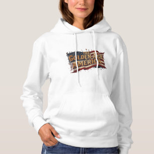 Das goldene Zeitalter Amerikas - Vintage Flagge de Hoodie