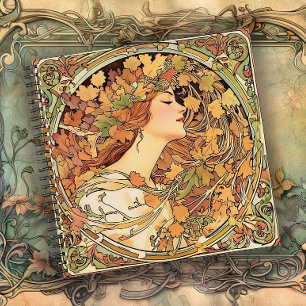 Das goldene Zeitalter der Gnade Art Nouveau Notizblock