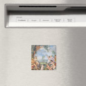 Das goldene Zeitalter (Fresko) Magnet (In Situ (Geschirrspüler))