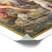 Das goldene Zeitalter (Fresko) Poster (Ecke)