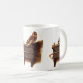 Das Goldfinch-Gemälde von Carel Fabritius Kaffeetasse (VorderseiteRechts)