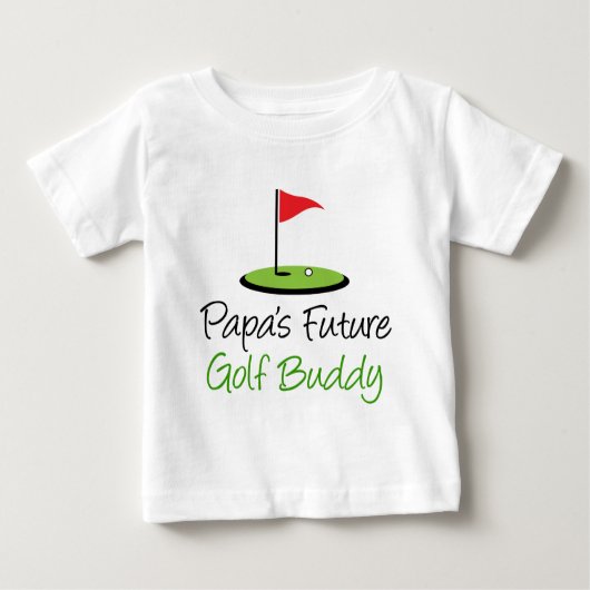 Das Golf-Freund des Papas Baby T-shirt (Vorderseite)