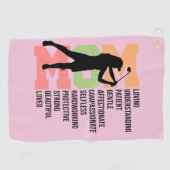 Das Golf-Handtuch der Königin-Mama Golfhandtuch (Horizontal)