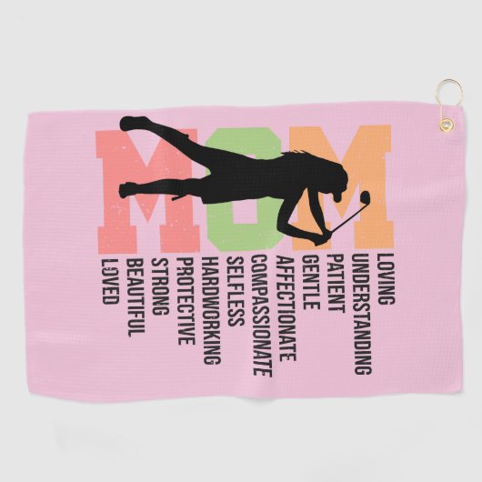 Das Golf-Handtuch der Königin-Mama Golfhandtuch (Horizontal)