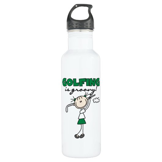 Das Golf spielen ist stark Trinkflasche (Vorderseite)