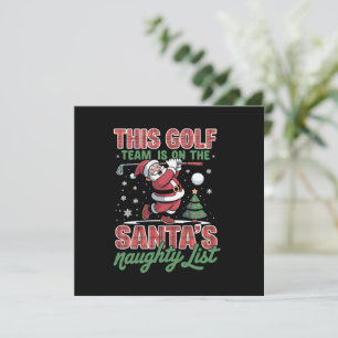 Das Golf Team ist auf der Liste der schmutzigen We Einladung