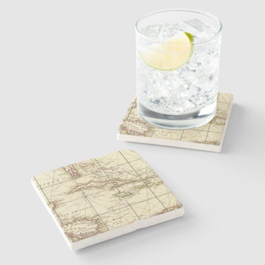 Das Golf von Mexiko Steinuntersetzer (Seitenansicht)