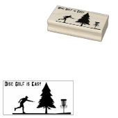 Das Golfspielen ist einfach, Putting, Korb, Baum Gummistempel (Stempel)