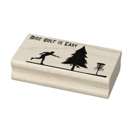 Das Golfspielen ist einfach, Putting, Korb, Baum Gummistempel