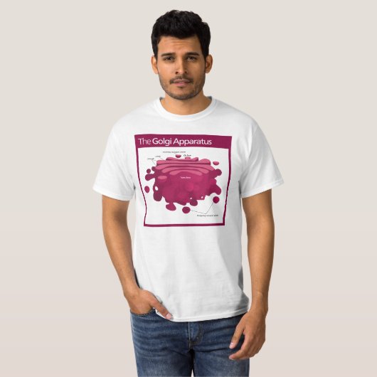 Das Golgi ApparatGolgi Komplex Diagramm T-Shirt (Vorne ganz)